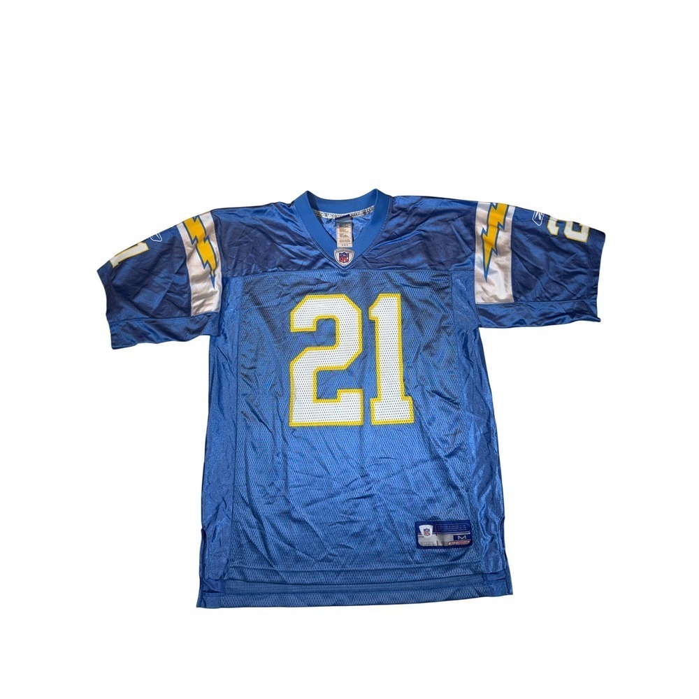 Reebok NFL San Diego Chargers LaDainian Tomlinson 21 Jersey Men's Medium Blue